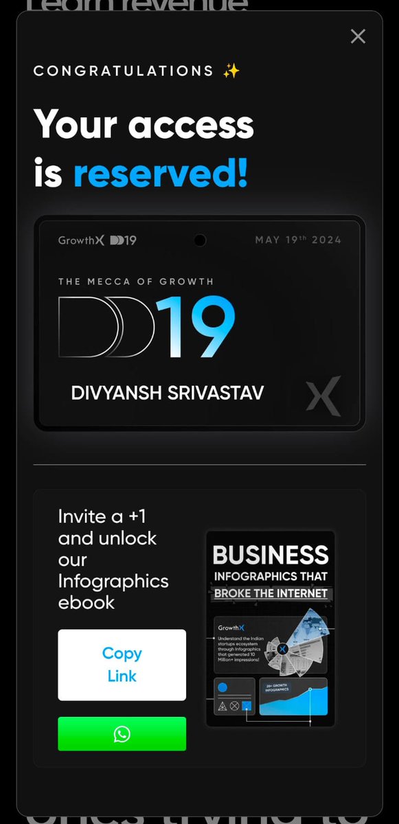 designxdivyansh's tweet image. Excited to join growthx Demo day.