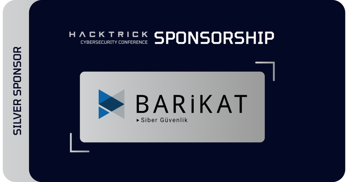 Hacktrick (@hacktrickconf) on Twitter photo Barikat Siber Güvenlik'i Silver Sponsorumuz olarak duyurmanın heyecanını yaşıyoruz! 🤝
Siz de yerinizi şimdiden ayırtın ve Hacktrick’te bize katılın! 🎟️
eu1.hubs.ly/H092-tQ0
🗓️ 17 Mayıs 2024 📍BTK, Ankara
<a href="/BarikatSibGuv/">Barikat Siber Güvenlik</a> #hacktrick24 🚀 Barikat Siber Güvenlik'i Silver Sponsorumuz olarak duyurmanın heyecanını yaşıyoruz! 🤝
Siz de yerinizi şimdiden ayırtın ve Hacktrick’te bize katılın! 🎟️
eu1.hubs.ly/H092-tQ0
🗓️ 17 Mayıs 2024 📍BTK, Ankara
<a href="/BarikatSibGuv/">Barikat Siber Güvenlik</a> #hacktrick24 🚀
