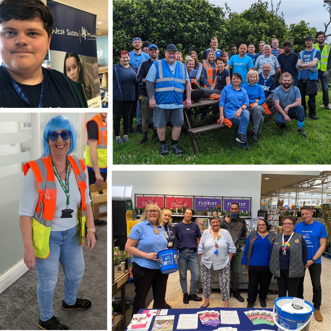 This Mental Health Awareness Week, we're raising awareness about mental health and raising funds for local people through our Wear It Blue campaign 💙 ➡️ Make a donation and show your support: westsussexmind.enthuse.com/cf/5026/WearIt… ➡️ Share your photos using #WearItBlueForWSM #WearItBlue
