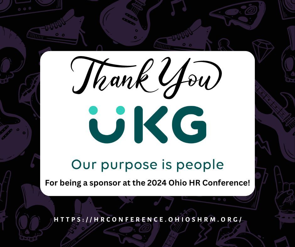 A huge shoutout to #UKG for rocking the house as the sponsor of our conference bags at the Ohio HR Conference! 

Make sure you register to attend the conference so you can get yours! buff.ly/395bOKu 

Thank you for your rock-solid support! ukg.com