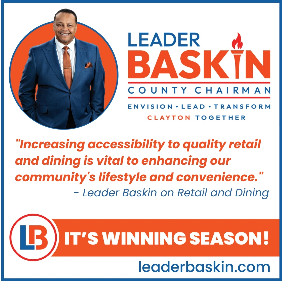It's Winning Season! 🌟 Building a thriving community is at the heart of our vision. Let's grow together, ensuring prosperity and opportunity for all. 🌱🍽️ #CommunityFirst #EconomicGrowth #leaderbaskin #imwithterry #baskinforchairman #togetherwethrive #claytoncounty #votechange