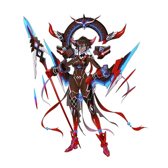 【告知】ブラウザゲーム『超昂大戦』にて「黒の幻身ミニテクトル」描かせていただきました～ ラスボスのプレイアブルという熱い展開!5/15実装との事なのでぜひぜひ🙏 