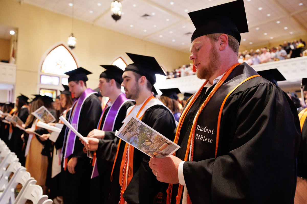 #ClassOf2024 grads from our Macon campus participated in the time-honored tradition of Baccalaureate last night, and they'll wrap up their Mercer experience by walking across the stage at Five Star Stadium this morning. #Mercer2024