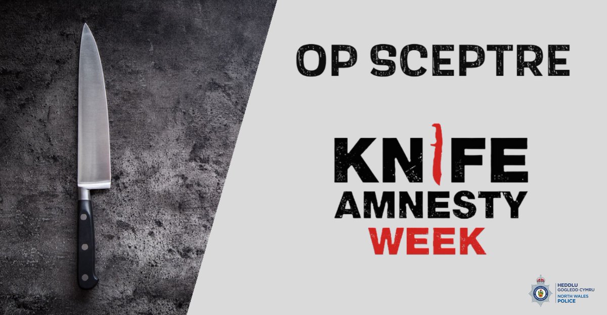 Today marks the start of #OpSceptre – a national week of action to tackle knife crime. Throughout the week officers will be taking part in targeted operations & educating young people about the dangers of carrying knives Read more on our website 👉 orlo.uk/1IQBs