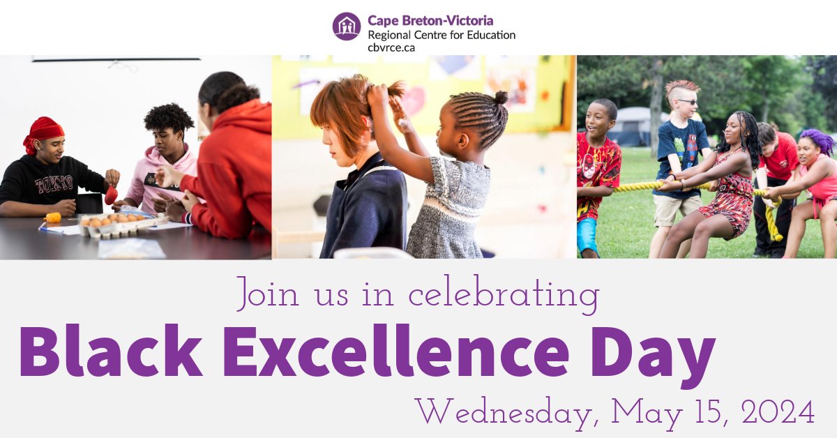 Wednesday (May 15) is #NSBlackExcellenceDay 

Please wear black and join us in celebrating and supporting the brilliance, achievements, and talents of students of African descent! 

More info here: ednet.ns.ca/acs/black-exce…