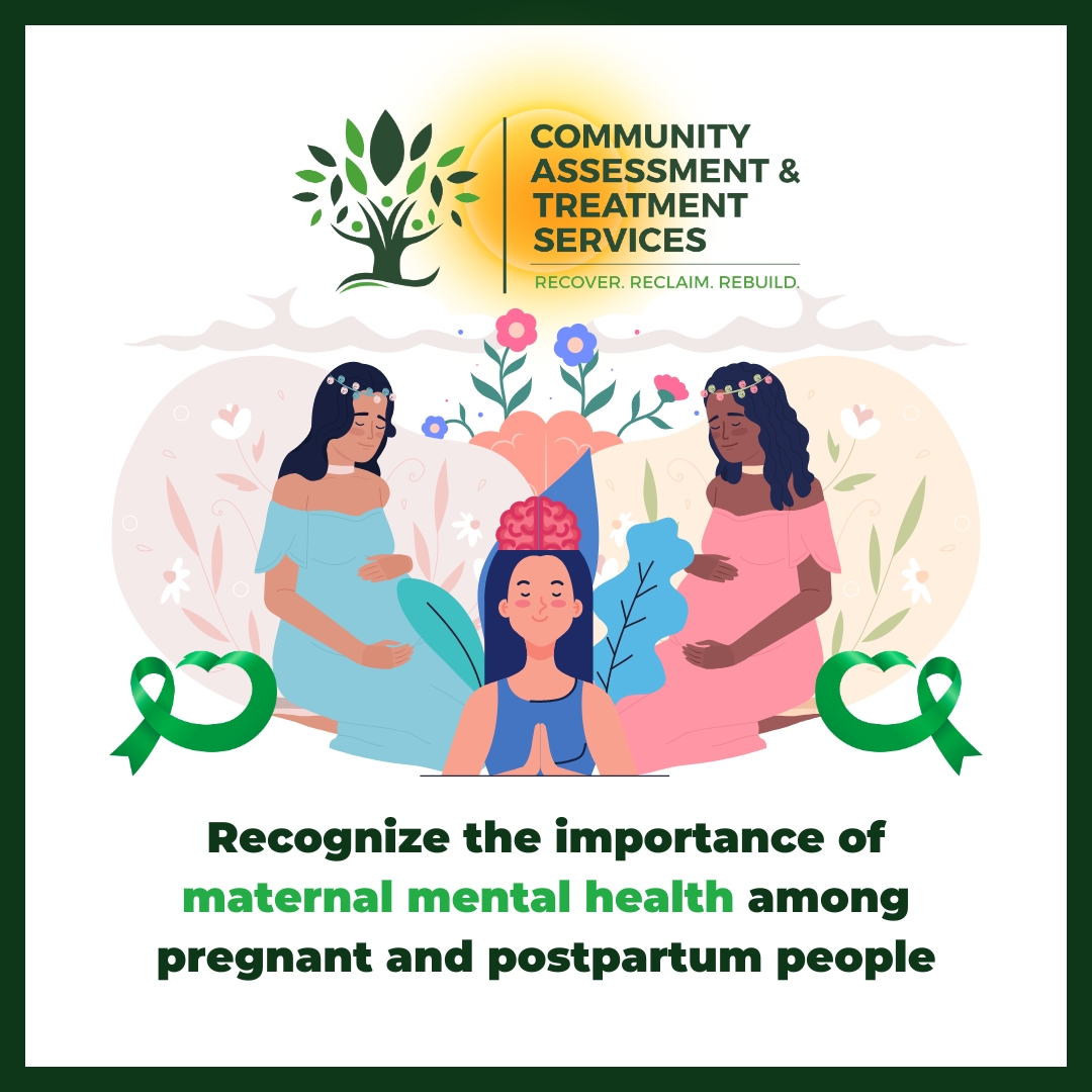 Mental Health Awareness Month (May 2024) - Week 3:
Recognize the importance of maternal mental health among pregnant and postpartum people.
Mental Health Matters! It affects us ALL.
#mentalhealth #mentalhealthsupport #MentalHealthMonth #mentalhealthawarenessmonth