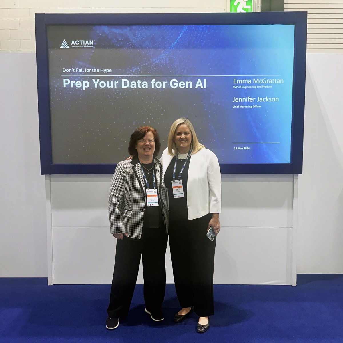 Glad to see so many attend our session at Gartner® London about the possibilities and pitfalls of implementing #GenAI! 

Make time today to enjoy our coffee bar ☕️ and then stop by booth #512. We look forward to connecting with you! bit.ly/3UxhjLv

#Gartner #GartnerDA