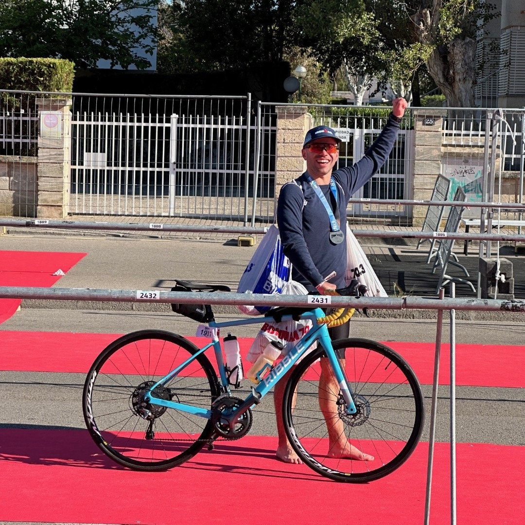 Massive congratulations to Owen who completed his half Ironman challenge this past weekend in Mallorca! 

He finished in just over 7 hours &amp; raised an incredible £3k for our services. Way to go Owen 👏🏅