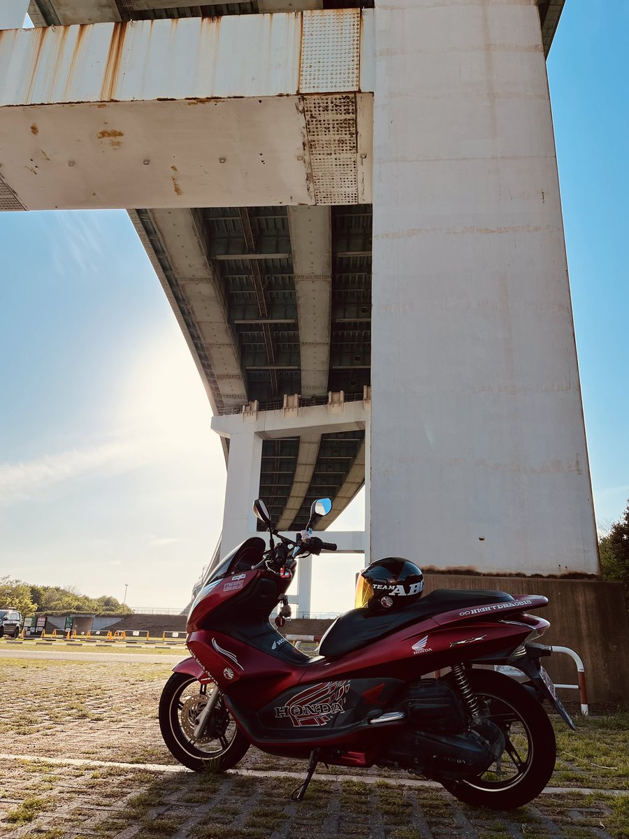 #無言でHONDAのバイク乗りは写真を載せる