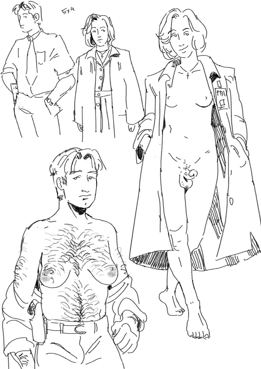 Scully has been working too much deserved a little daydream break