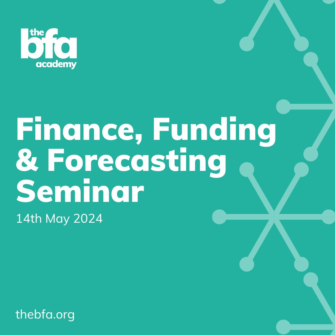 🌟Quick reminder that our Finance, Funding, and Forecasting Seminar is happening tomorrow at the Leonardo Hotel Cheltenham. 🌟 If you haven't reserved your spot yet, there's still time! Secure your place here: thebfa.org/product/financ… #FinanceSeminar #TheBFA