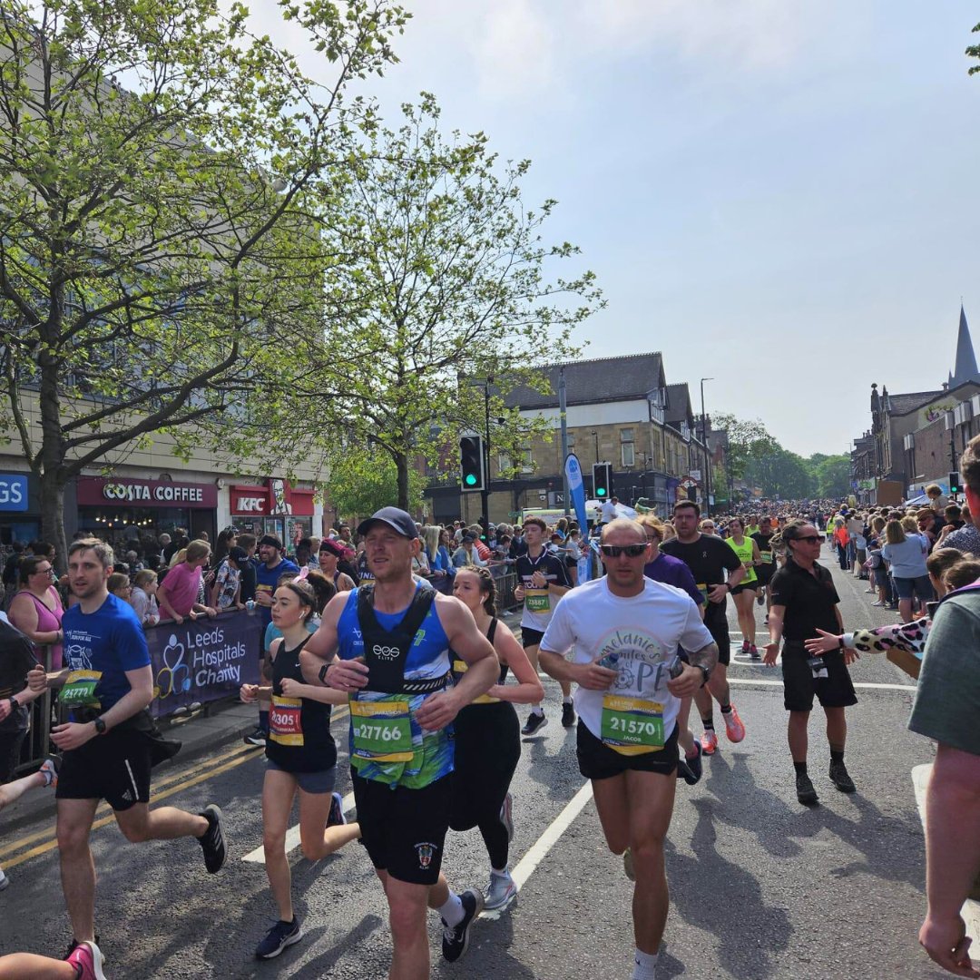 A massive well done to everyone who took part in the 2024 #RobBurrowLeedsMarathon and #LeedsHalfMarathon. 👏 It was an incredible day and it was wonderful to see the streets lined with signs, sweets, and supporters! @runforall #runforall #runforamatewithamate