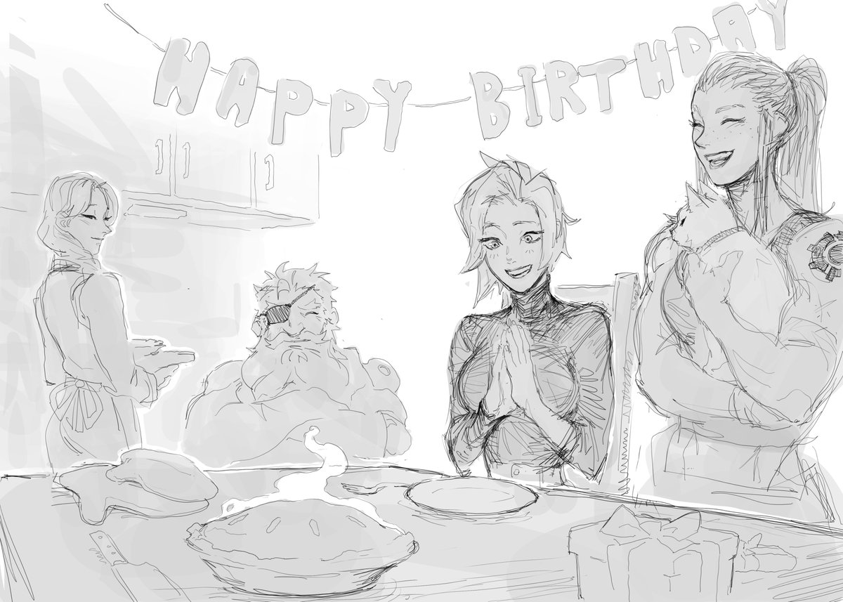 wonky little birthday doodle for Mercy she was allowed one whole apple pie all for herself! (still not the recipe though)