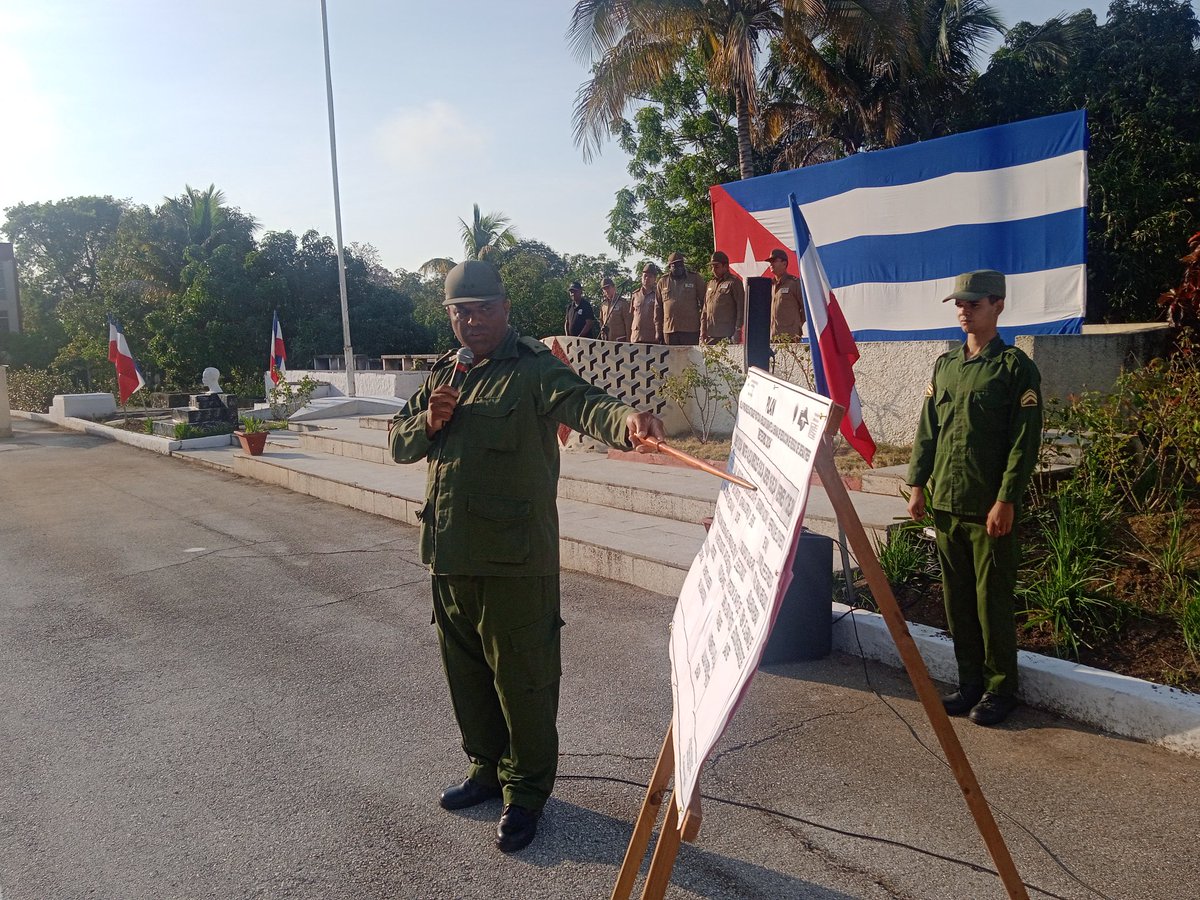 Conscientes de la necesidad de estar preparados inicia en el territorio del Ejército la Semana de Reducción de Riesgos de Desastres previo al desarrollo del Ejercicio Meteoro 2024. #Cuba
