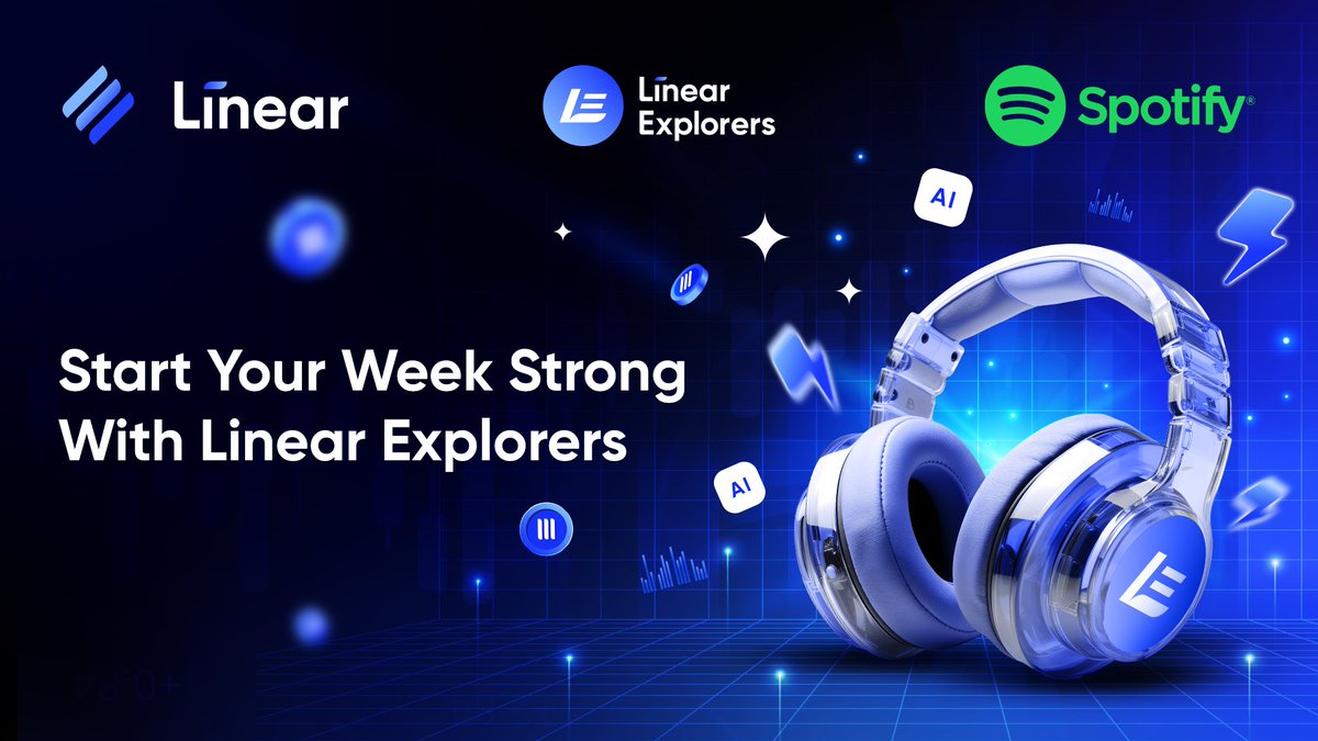 🎉 Happy Monday, #Linear Community! 🎙️ Kick off your week strong by tuning into our #LinearExplorers podcast on @Spotify. Dive into episodes featuring everything from AI in #crypto to market making, with top projects and thought leaders as guests. 🎧 Listen now: