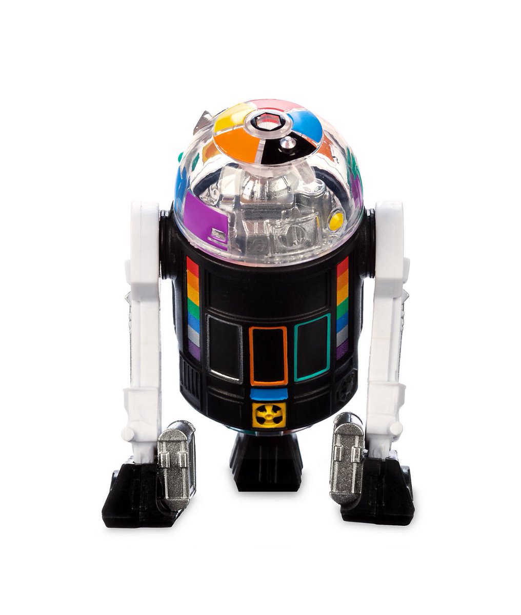Star Wars Droid Factory 3.75” Pride Collection R3-RN8W is in stock at the Disney Store ($14.99) - bit.ly/4duNToy