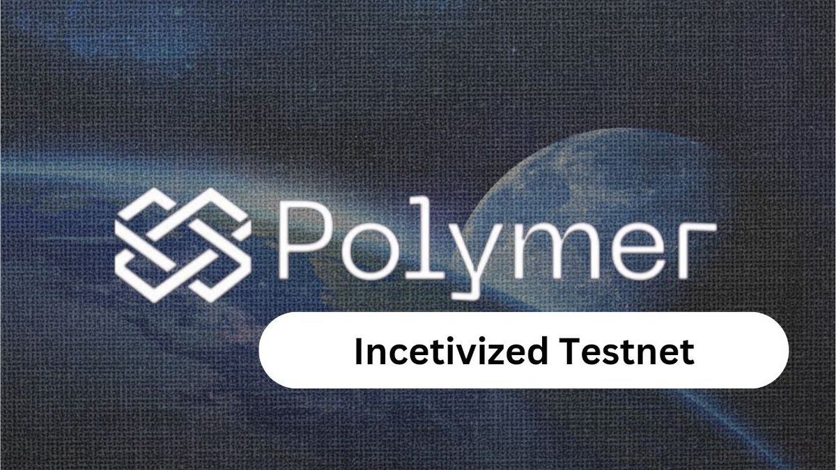 Polymer Labs Incentivized Testnet Phase 2: Confirmed Airdrop!! 🪂

They have launched Phase 2 of their Incentivized Testnet, which concludes in less than 2 days. Act fast.

• Confirmed Rewards 🎰
• Zero cost interaction 🖱

A thread 🧵 #Airdrop