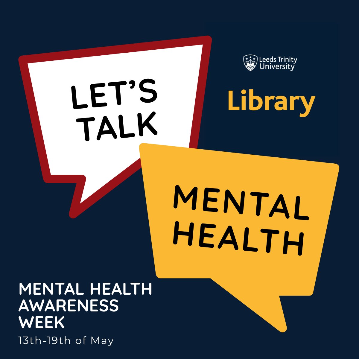 This week is Mental Health Awareness week. Take a look at our Mental Health Online Collection here: tinyurl.com/yk96ychv To access support check out the Mental Health and Wellbeing tab on myLTU. #mentalhealth #loveltu #mentalhealthawarenessweek