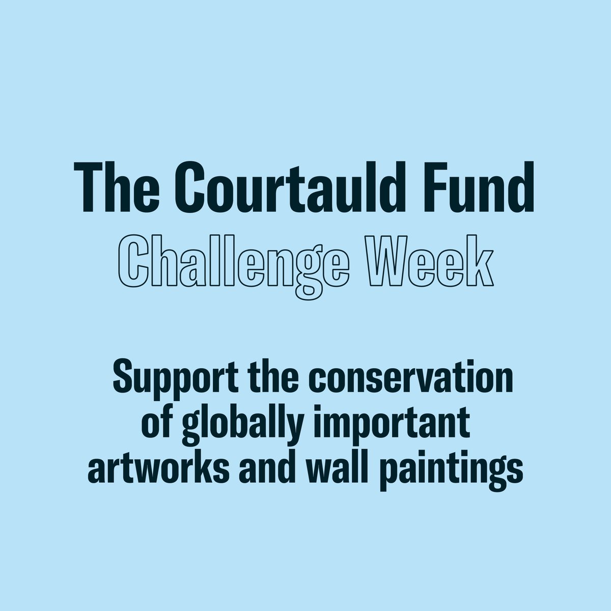 Two days left to hit our target of £110,000 by midnight on 15 May 2024. Every penny counts, rise to the challenge and support the conservation of globally important artworks and wall paintings. Donate now at courtauld.ac.uk/courtauld-fund