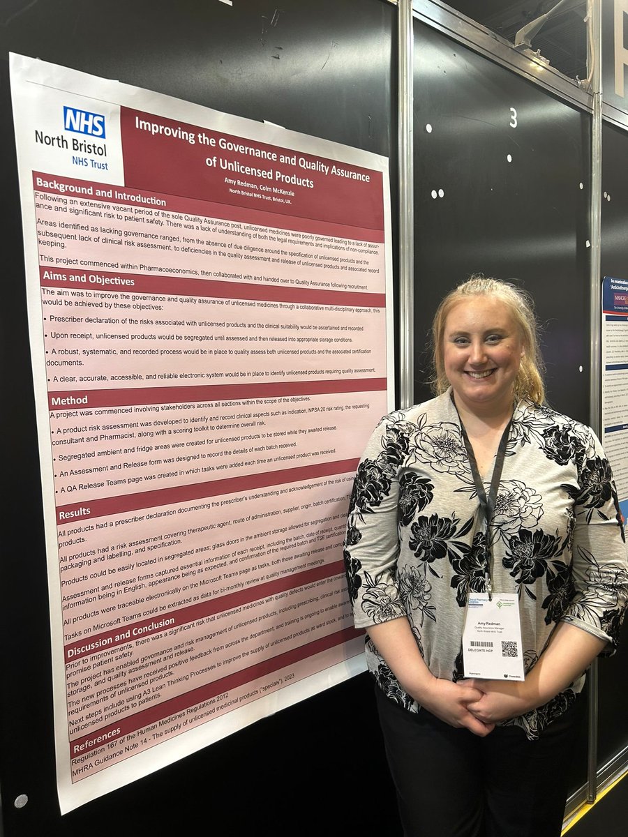 nbtpharmacy's tweet photo. Some amazing work by our lovely North Bristol Trust Pharmacy staff at @CPCongress! #NBTProud⭐️ https://t.co/mwv9ZPJYr4