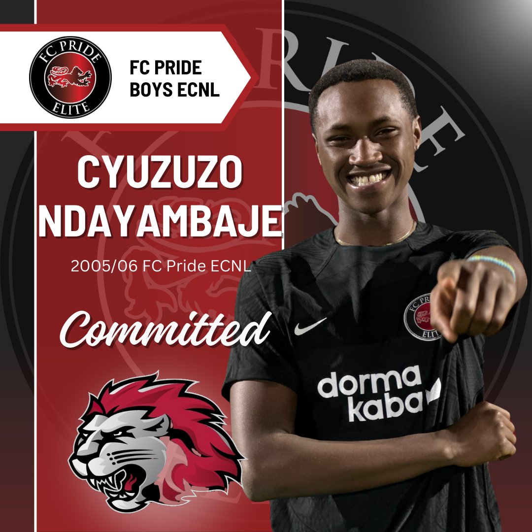 FCP_Boys_ECNL's tweet photo. Proudly celebrating the success of our clubmates moving on to the next level. 📈
Congratulations to FC Pride Boys ECNL 05/06 player, Cyuzuo Ndayambaje, on his commitment to play soccer and pursue his academic goals at IU Columbus!
@IUColumbus
#GoCrimsonPride🎉🔴⚽️⚫️ https://t.co/DFo7GfykzO
