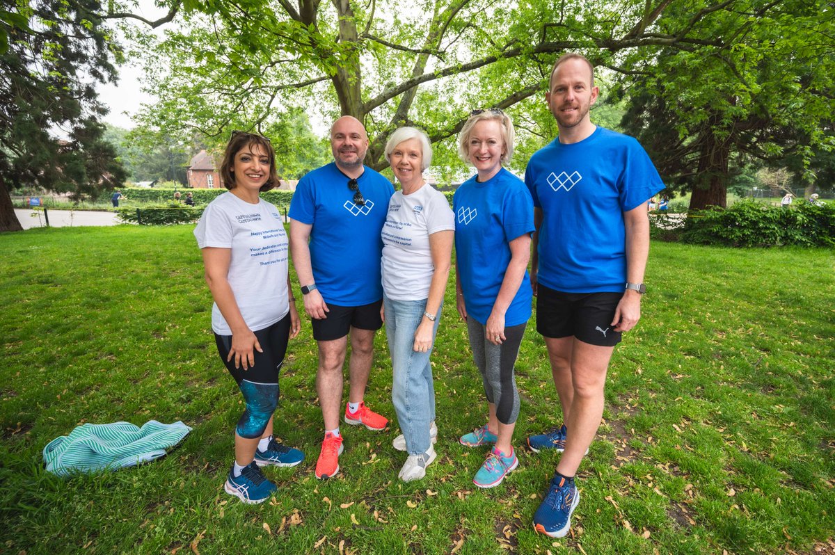 To celebrate our midwives, nurses and ODPs, over 100 colleagues took part in Fulham Palace @parkrunUK on Saturday. Thank you to everyone who took part and to @CNOEngland @duncan_CNSE @JaneJaneclegg @khazaezadeh for joining the team—it was great to see such a huge turnout! 👏💙