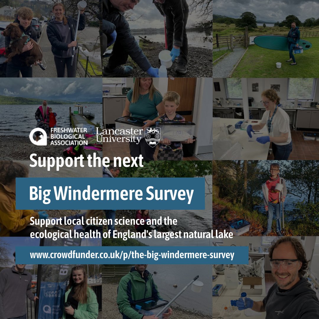 107 sites sampled for the Spring 2024 #BigWindermereSurvey and sent for bacterial and nutrient analysis. A huge thank you to our #CitizenScientists. But we need your help again! We need to raise £30,000 to fund the summer 2024 survey. Please visit/share: crowdfunder.co.uk/p/the-big-wind…