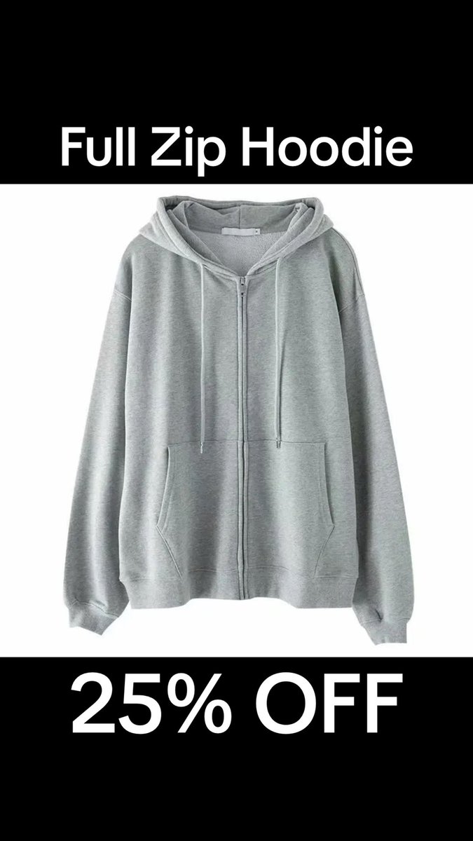 Full Zip Hoodie! Casual Cardigan Sweatshirt For Women!

Store: shujin-ko.myshopify.com

#clothing #casualoutfits #casualstyle ￼#hoodie #fashionstyle #ziphoodie #cardigan #sweatshirt #womenclothing