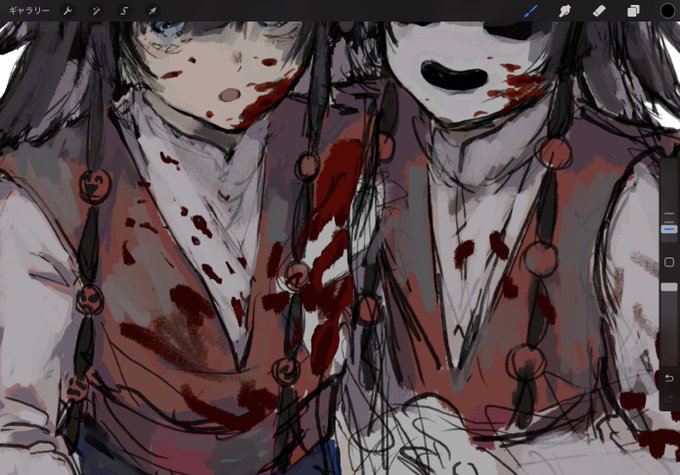 「blood on face multiple boys」 illustration images(Latest)