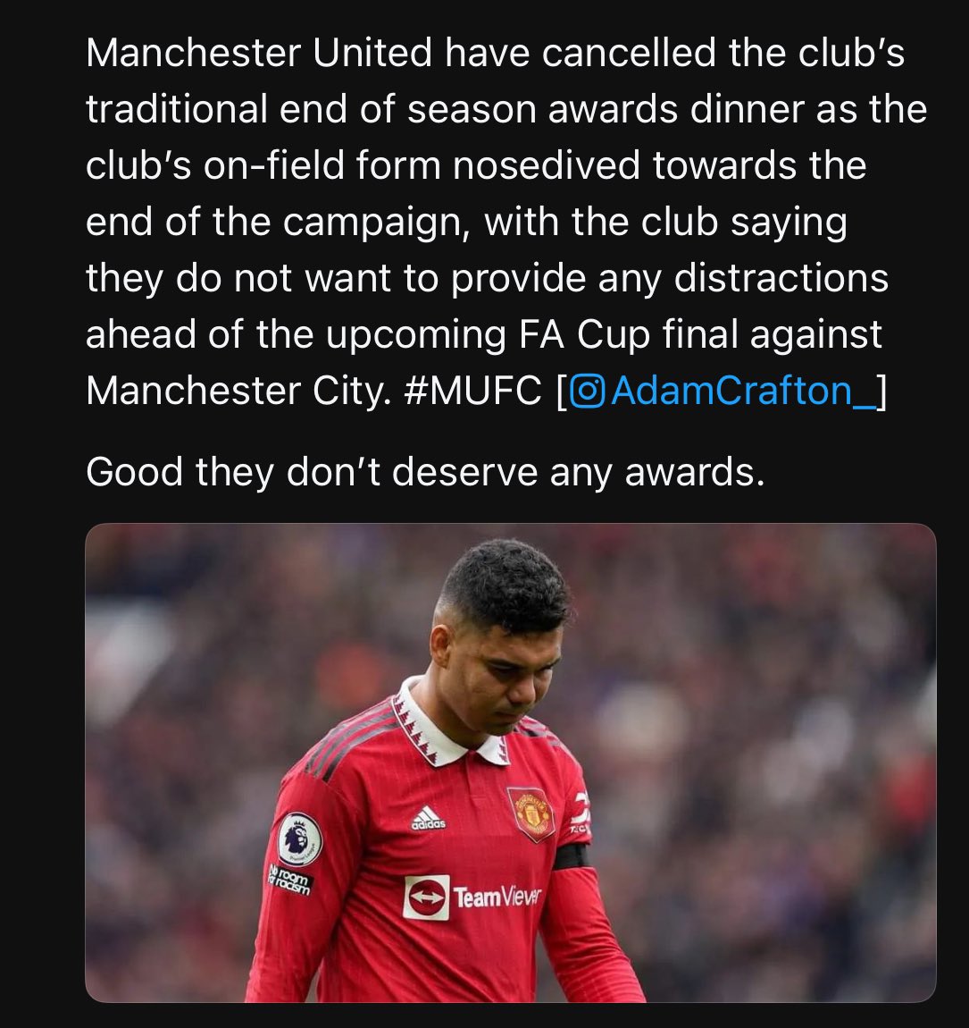 Just right but for a laugh , what award would offer any certain player and why ?? I’ll go first , player who you expected to score a bucket goals but couldn’t be arsed as to much effort goes to Oxfam rashford 😂