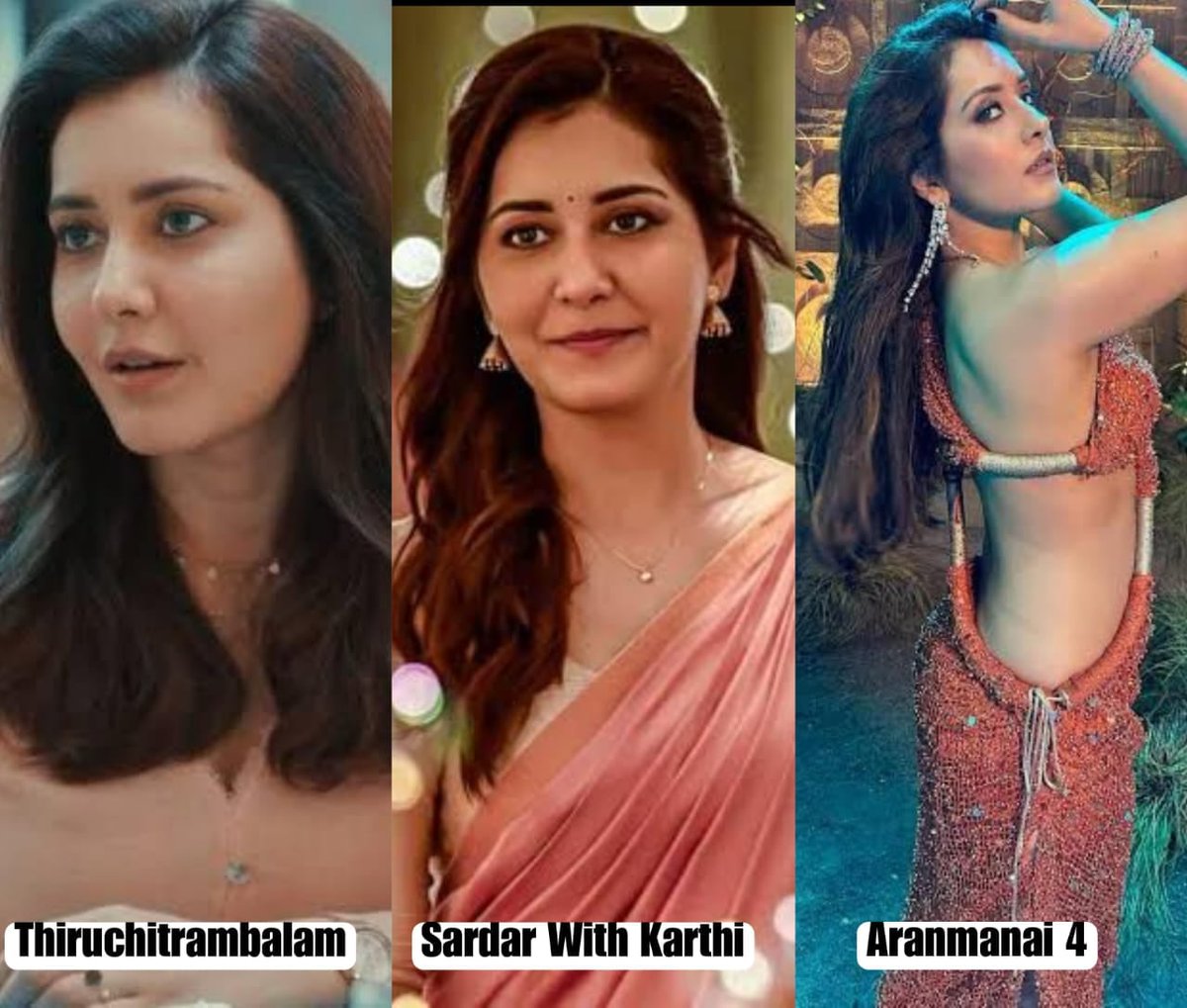 UrbanAsian's tweet photo. Versatile powerhouse actress @raashiikhanna proves she's the GOLDEN GIRL of the Tamil film industry, registers yet another hit with #Aranmanai4
#RaashiiKhanna
#beautifuldiva #hotdiva #Sexydiva #bollywood #southasian #UrbanAsian https://t.co/6bLX8eFNkR