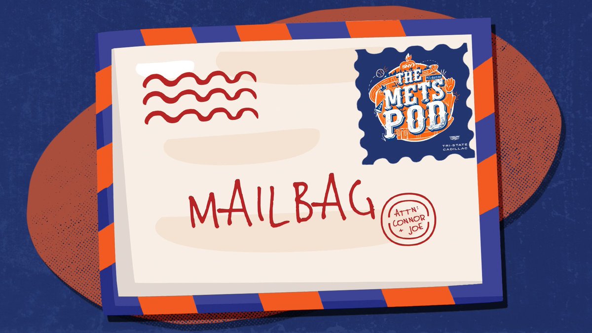 We’ve got a new episode of The Mets Pod for @SNYtv coming today! Maybe with a special guest… But we always make time for some mailbag, so if you got questions, drop ‘em here and @ConnorJRogers and I will hit some in the show!