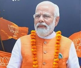 NewsAlgebraIND's tweet photo. HUGE 🚨 PM Modi's roadshow in Varanasi today will be on same route that was covered by Aadi Shankaracharya 1200 years ago 🔥🔥

As per Hindu belief, all enemies get finished if someone covers this route. 

It will cover 28 temples, 40 ghats, 60 ashrams, 23000 homes, 18000 commercial places and 257 small temples. 1500 Hindu Saints live in 60 ashrams. 

Yatra will also cover birthplace of Rani Lakshmi Bai