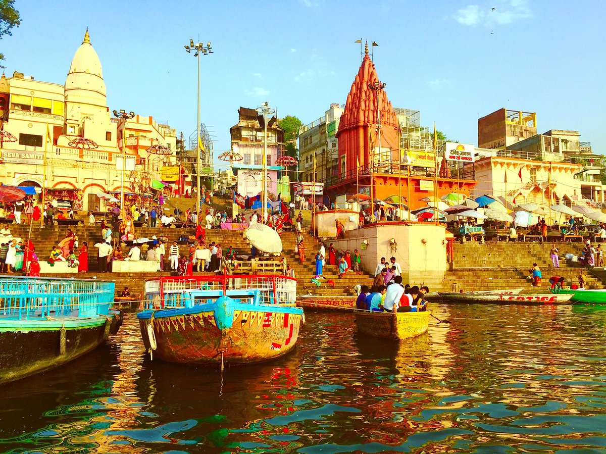 NewsAlgebraIND's tweet photo. HUGE 🚨 PM Modi's roadshow in Varanasi today will be on same route that was covered by Aadi Shankaracharya 1200 years ago 🔥🔥

As per Hindu belief, all enemies get finished if someone covers this route. 

It will cover 28 temples, 40 ghats, 60 ashrams, 23000 homes, 18000 commercial places and 257 small temples. 1500 Hindu Saints live in 60 ashrams. 

Yatra will also cover birthplace of Rani Lakshmi Bai