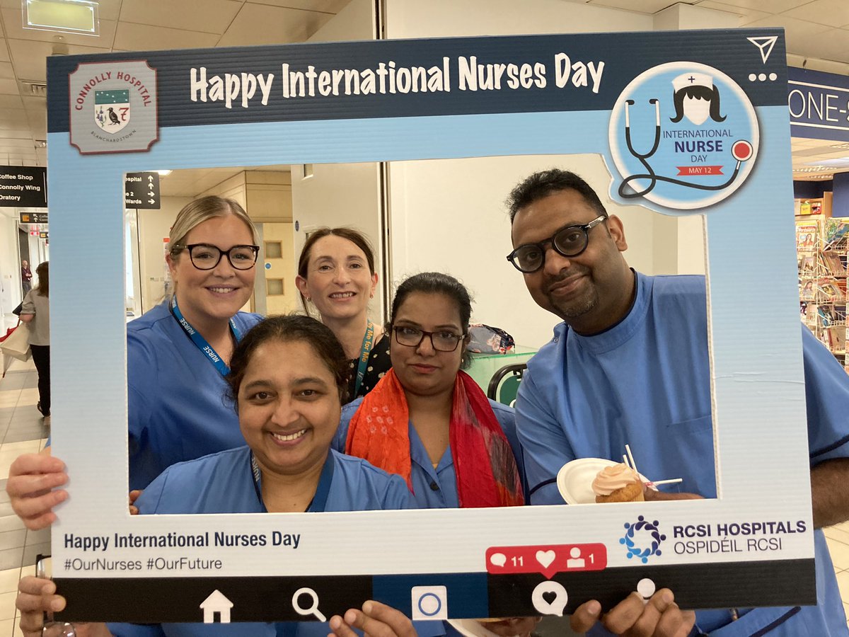 Lovely celebrations for International Nurses Day in Connolly Hospital @petrinadonnelly @ConnollyNursing @SiobhanLines2