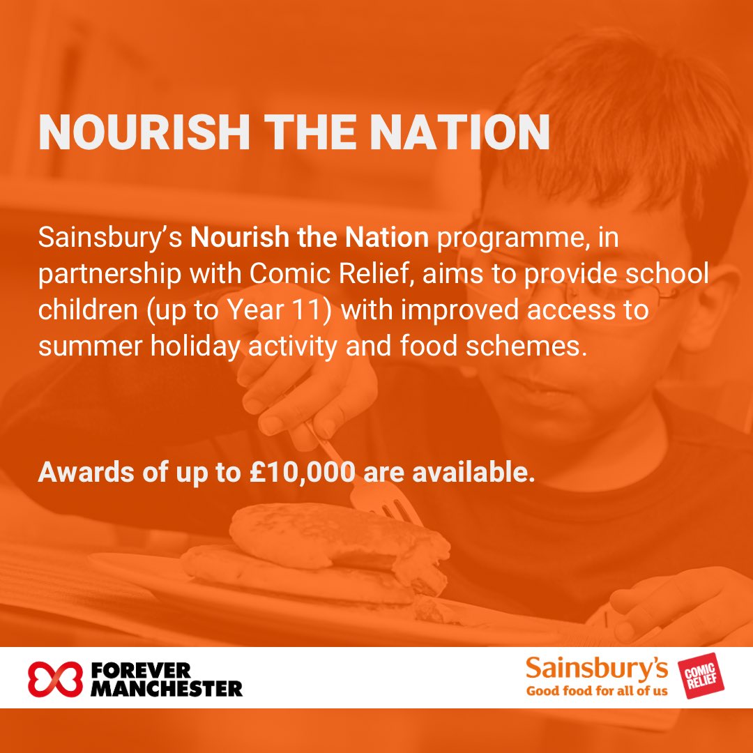 Nourish the Nation Fund is now open for applications! Sainsbury’s Nourish the Nation programme, in partnership with Comic Relief, aims to tackle food poverty by helping people access the balanced, nutritional, and sustainable food they need, right now and in the future.