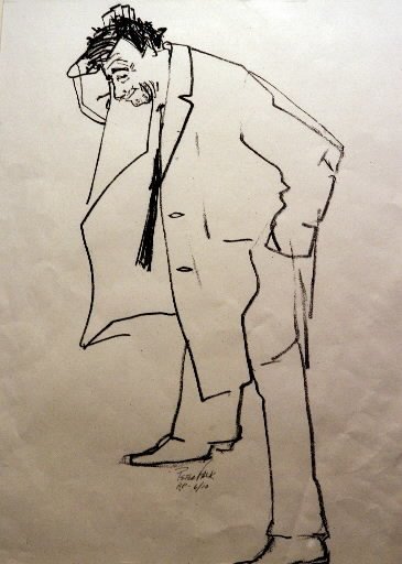 peter falk's self-portrait as columbo i love it so much