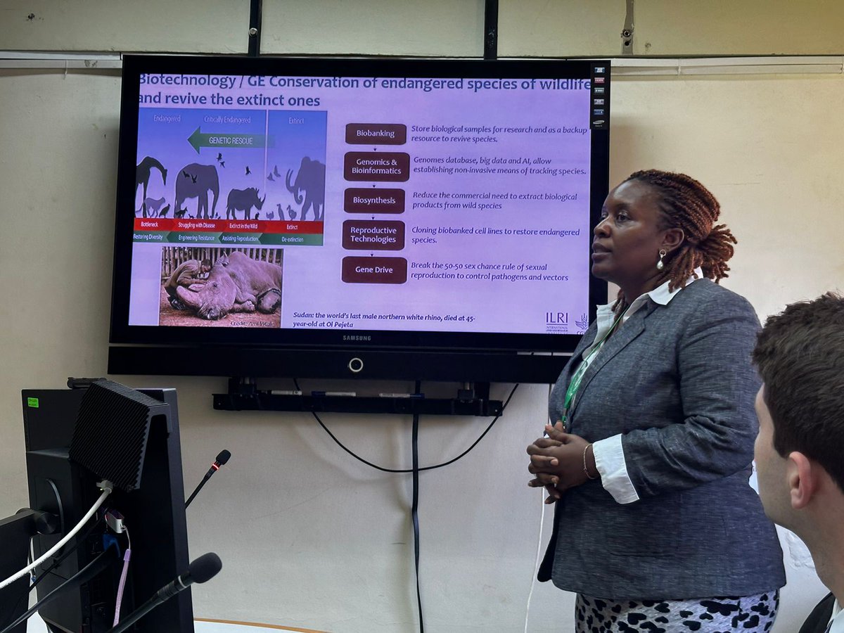 'One approach being considered for species conservation is #stemcell technology. [...] Some of its advantages are that a lot of genetic material can be preserved in a very small space'. - Christine Muhonja @ctlgh_info @ILRI. #SBSTTA26 @UNBiodiversity