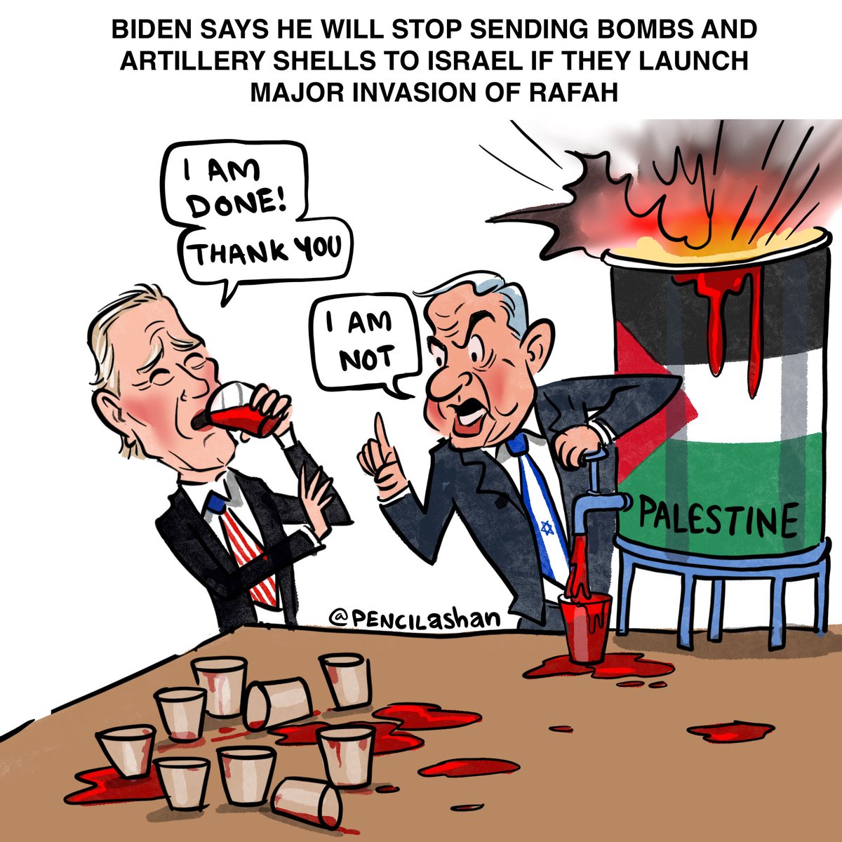 😏😏😐 #palestine #freepalestine #israel #usa #savehumans #savepalestine #cartoons #cartoon #biden #netanyahu #palestinelivesmatter