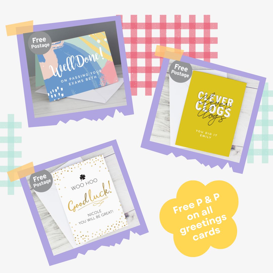 PersonalisedMC's tweet image. 🍀 Good luck to all the incredible students embarking on their GCSE journey! 📚

To make sending your well wishes even easier, we offer FREE P&amp;amp;P on our personalised good luck cards!💌  
#gcses #GoodLuck #personalisedcards #tradesupplier #personalisedmemento #PMC