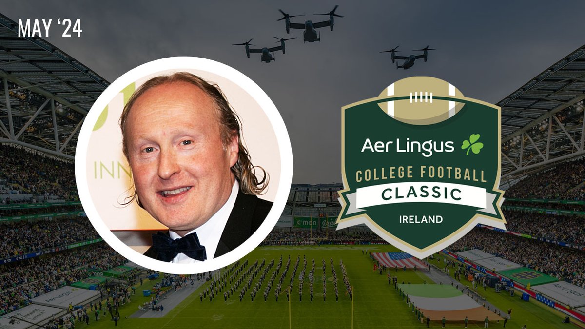 🎥More than a game🏈 The @AerLingus @cfbireland has quickly become a major fixture in the Irish sporting & tourism calendar. Last year’s game had a direct impact of €180m on the Irish economy as 39,000 Americans came to our shores for the match. Our CEO @EoghanOMW caught up