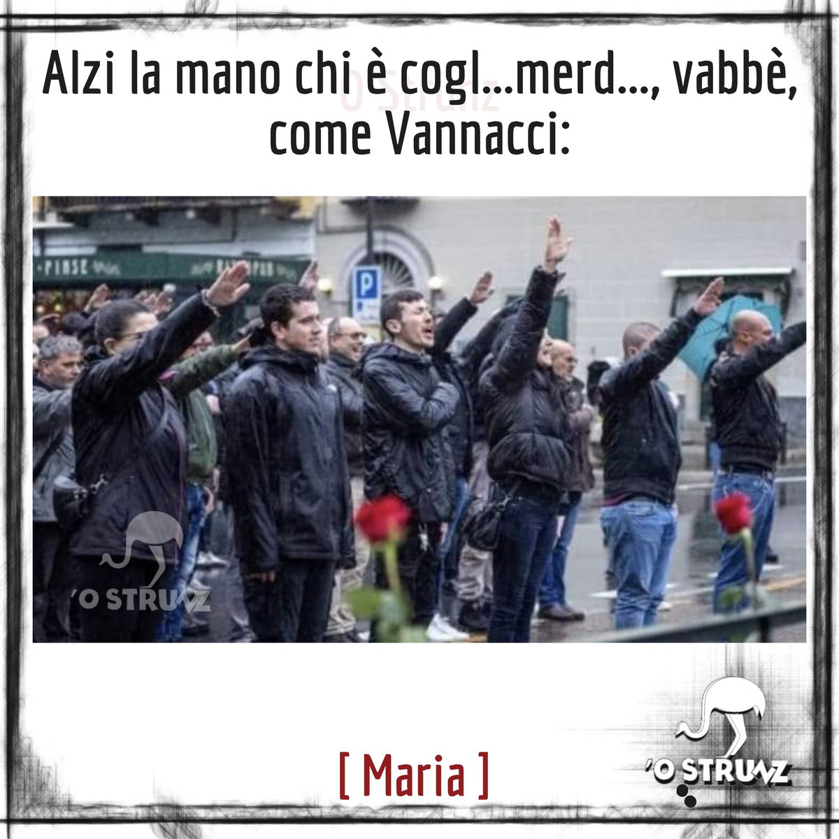 (#Maria) #razzismo #omotransbifobia #misoginia #governodestradestra #ironia