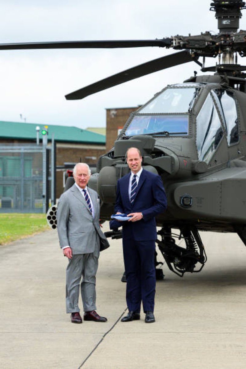 Life coming back full Circle In 2012, Prince William gives his father, the then Prince of Wales a tour of his RAF base🔥 Today in 2024, Prince William now Prince Of Wales takes over as Col- in- chief of the Army Air Corps🔥👏🏽 Story of A Monarch in the making❤️ #PrinceofWales