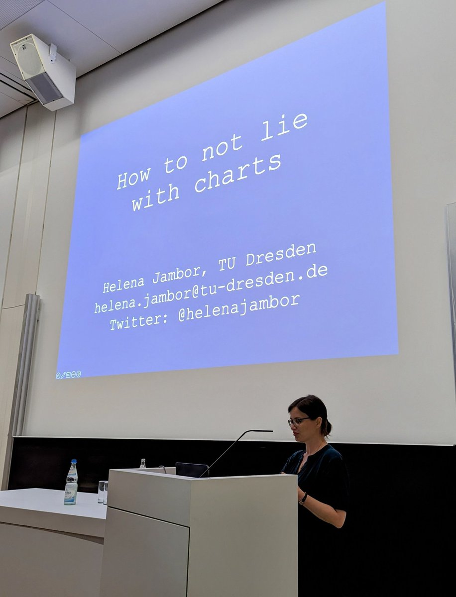 How to better communicate scientific data? @helenajambor is teaching our audience at our #YRI meeting how not to lie with charts at the 5th General EpiLipidNET meeting in #Dresden #EpiLipidmeeDD @COSTprogramme