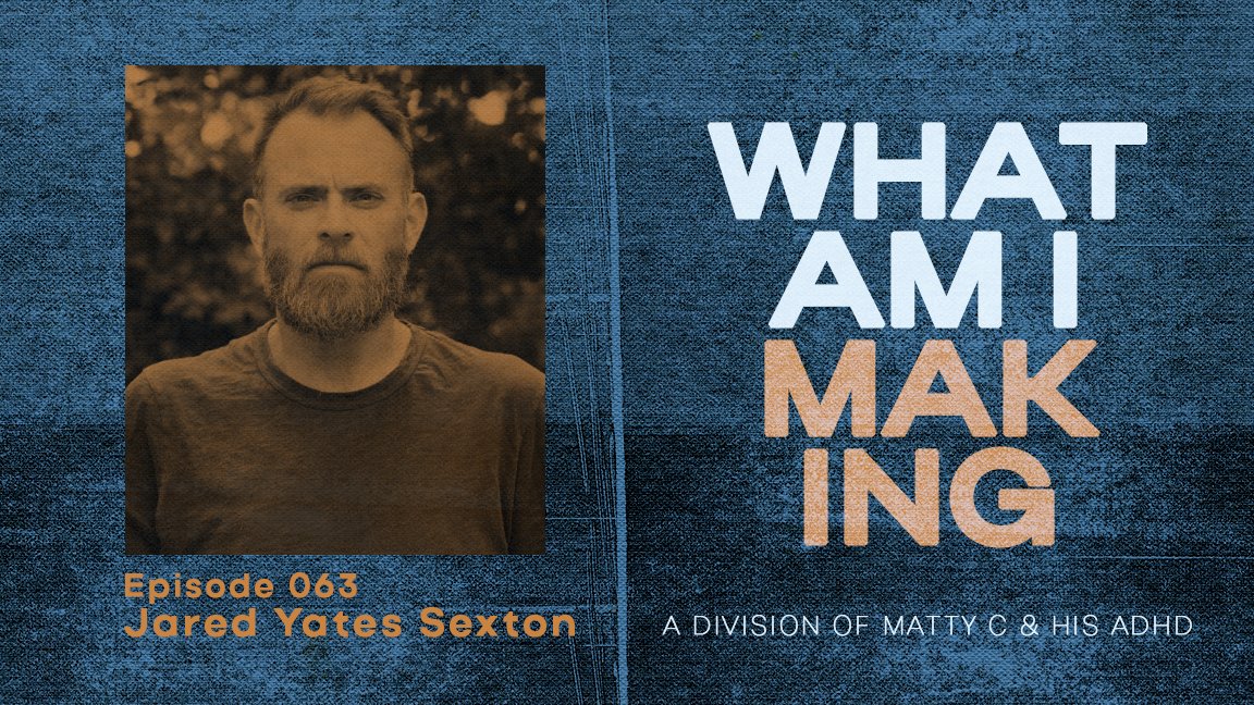 This week at the WAIM pod, I get intensely personal with the great <a href="/JYSexton/">Jared Yates Sexton</a>. We get very personal on this one. It's about childhood trauma, proving your existence, and even the antidote to fascism.

whatamimaking.substack.com/p/waim-063-jar…

Great stuff. Don't miss it.
