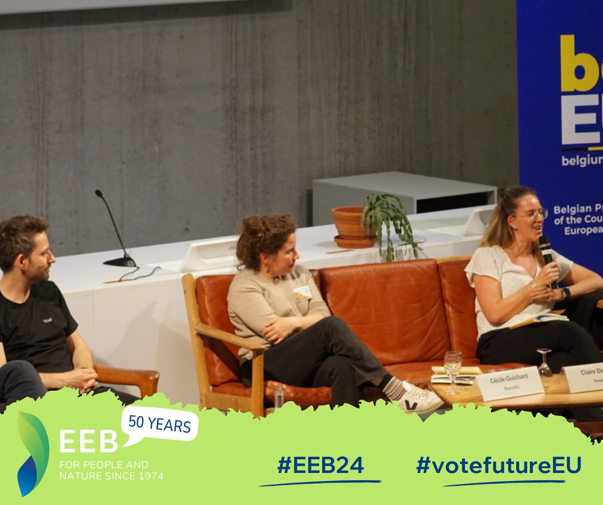 @UNEPIRP @UU_University @MyVYTAL @Youth_Forum @foeeurope 💡Inspiring circular economy in action at #EEB24:

👏from reusable packaging to circular construction products, phone repairs & the #EUEcolabel, pioneer companies pave the way towards a better use of resources

🫶This is innovation at its best! #EUpact4future
@myvytal @cdarmon
