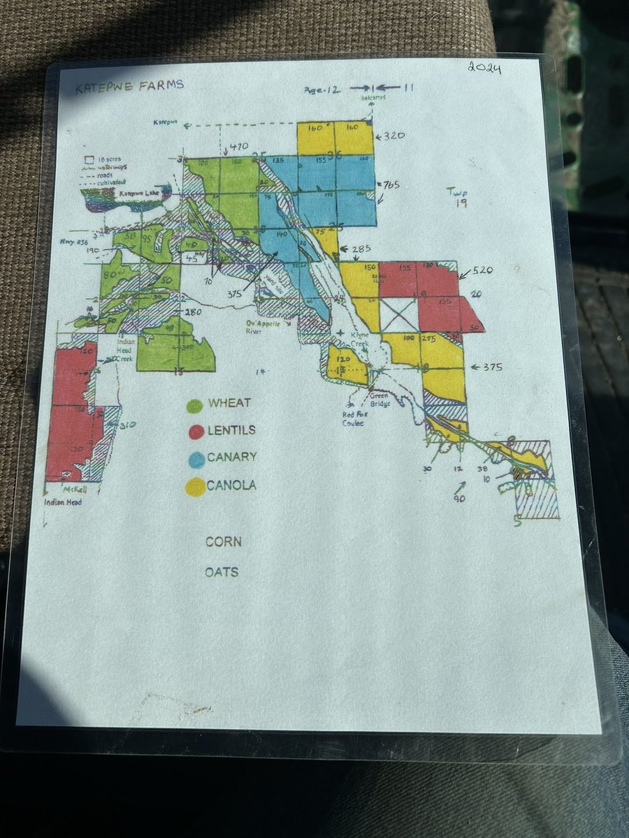 Annual seeding map
