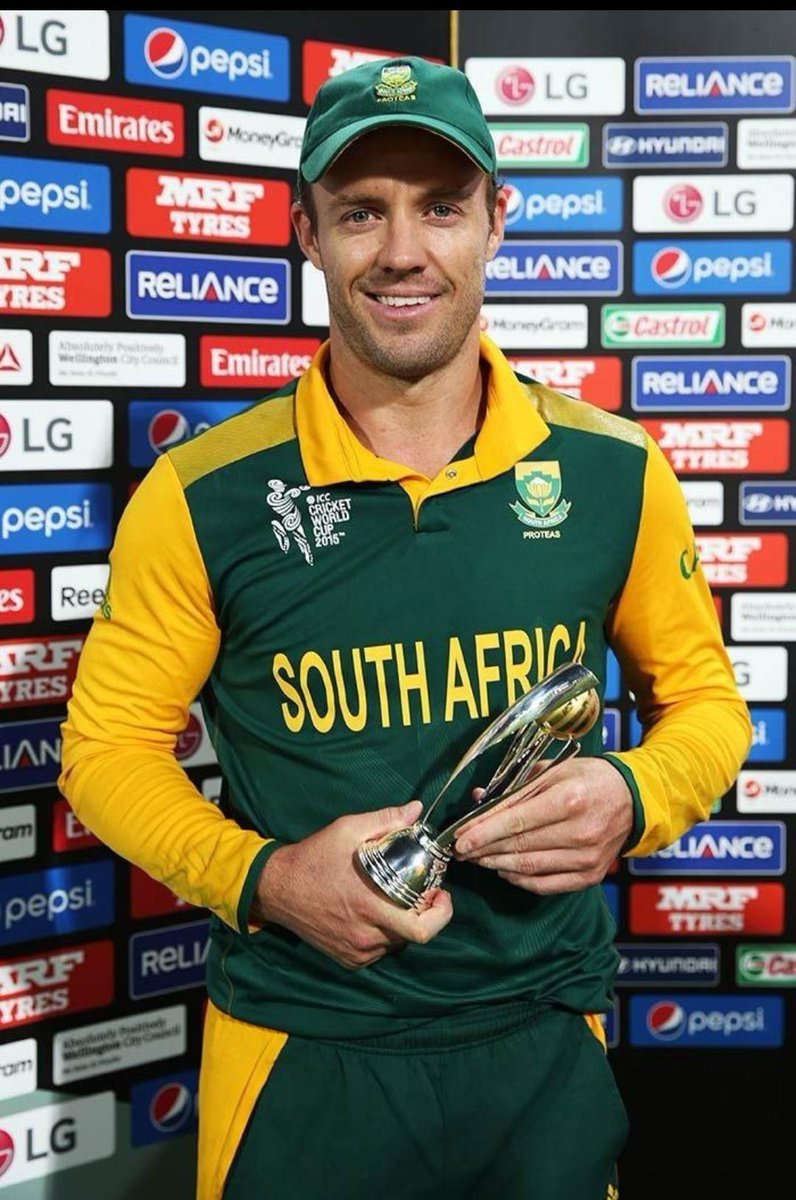 AB De Villiers in ODIs:-
- 2nd Most ICC Awards(3)
- Fastest 50, 100 & 150
- Only one with 50+ AVG & 100+ SR
- 63.52 AVG & 117.29 SR in WCs
- 4th Most WC MOTMs(5)
- All 100s with 100+ SR
- 50 AVG & 93 SR in 1 Ball era
- 60 AVG & 111 SR in 2 Ball era

2nd Greatest ODI Batter OAT.🐐