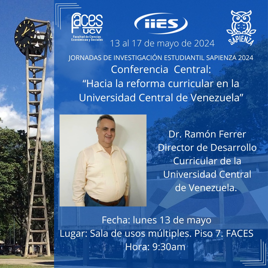 #Sociología | 🗣️ SAPIENZA

Estimados estudiantes, están cordialmente al programa de #Sapienza el cual comienza sus conferencias el día de hoy. 

Lugar: Sala de Usos Múltiples de nuestra Escuela, piso 7, FaCES.

Hora: 9:30AM

¡Te esperamos!