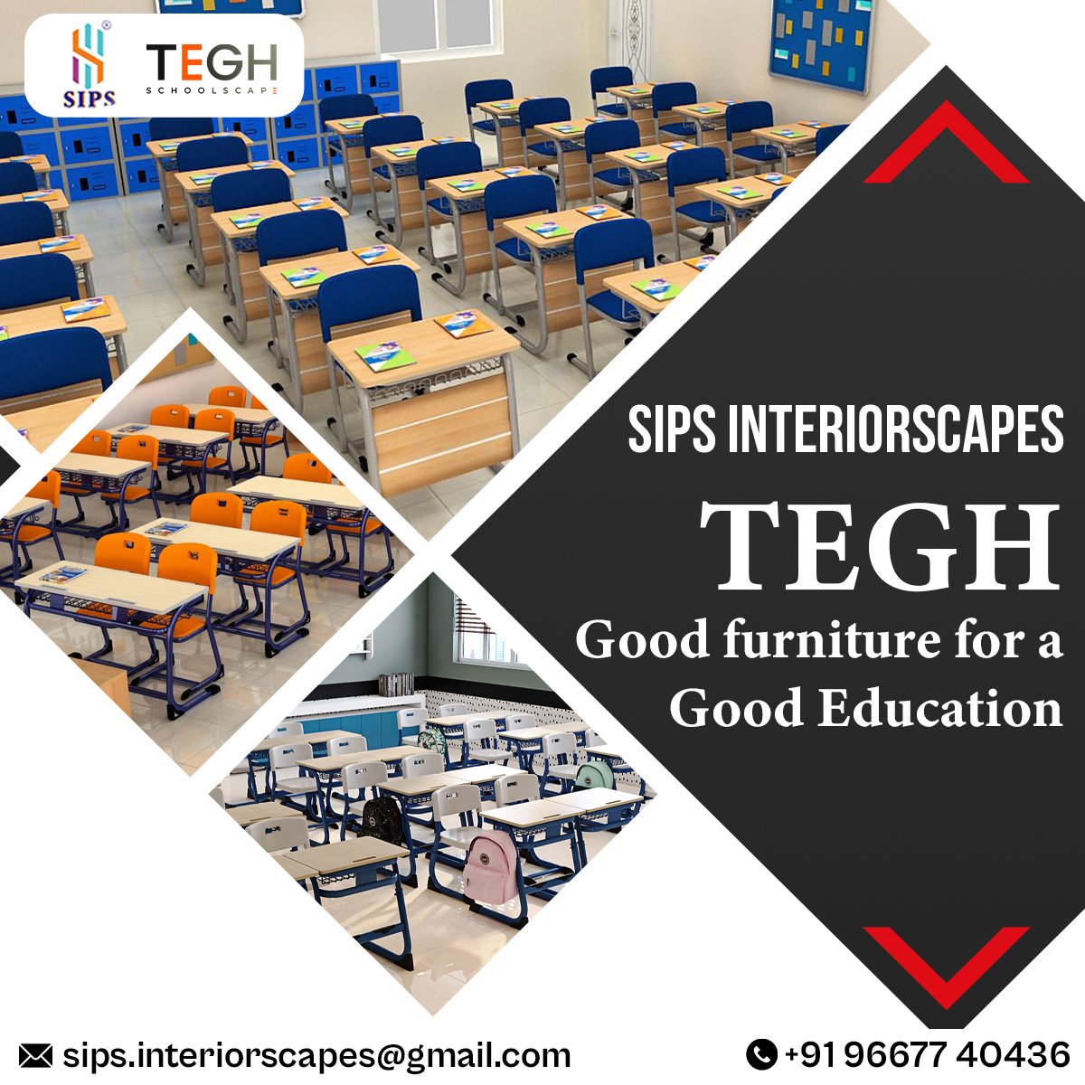 SIPS INTERIORSCAPES
TEGH Good furniture for a Good Education
🌐 sips.interiorscapes@gmail.com
📞+9196677 40436
#hospitalfurniture #italianfurniture #importedfurniture